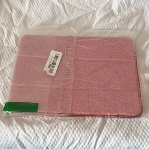 NWT iPad Cover in Pink Glitter and Neon Pink Design (Not Sure What Gen Sorry)